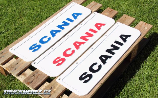 Obrázek Přední bílé zástěrky Scania