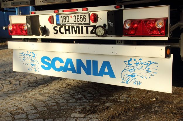 Obrázek Zástěra Scania bílo modrá