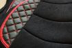 Obrázek Potahy sedaček Actros MP4 - černo červená varianta