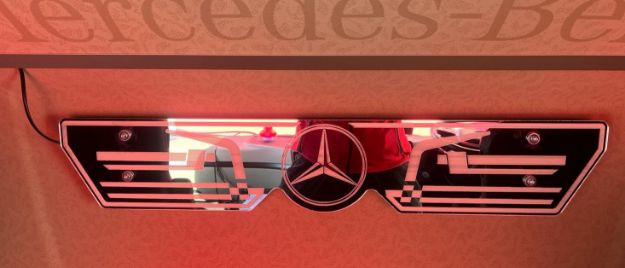 Obrázek Světelné zrcadlo Mercedes Benz široké